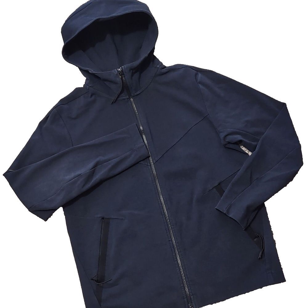 Nike Tech Fleece Full-Zip Hoodie Mens Medium (M) Navy Active Pack Style: AR1548